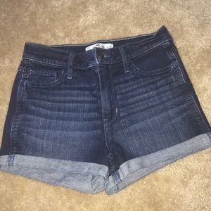 High Waisted Denim Hollister Shorts!